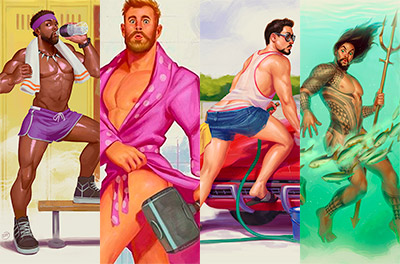 David Talaski e suas obras geek porn gay